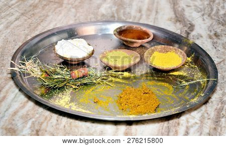 Haldi Rasam Tel Baan Ritual In Indian Wedding
