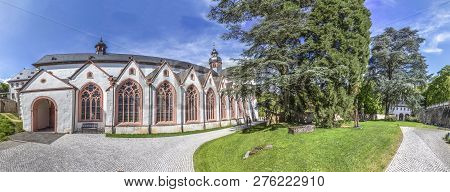 Outdoor View Of Famous Cloister Eberbach In Germany