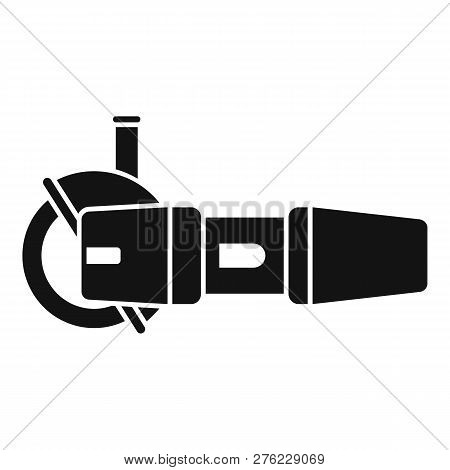 Angle Grinder Icon. Simple Illustration Of Angle Grinder Vector Icon For Web Design Isolated On Whit