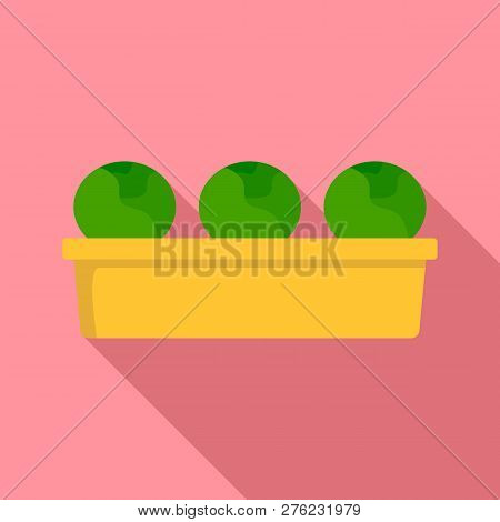 Cabbage Ground Pot Icon. Flat Illustration Of Cabbage Ground Pot Vector Icon For Web Design