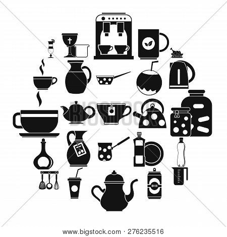 Delftware Icons Set. Simple Set Of 25 Delftware Vector Icons For Web Isolated On White Background