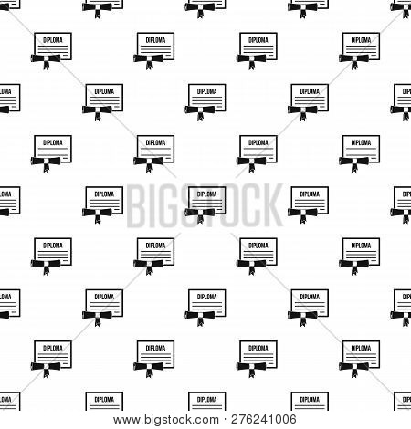 Graduation Diploma Pattern Seamless Vector Repeat Geometric For Any Web Design