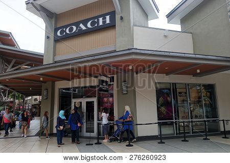 Genting Highlands, Malaysia- Dec 03, 2018 : Coach Outlet At Genting Highlands Premium Outlets, Malay