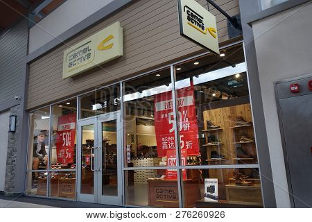 Genting Highlands, Malaysia- Dec 03, 2018: Camel Active Store In Genting Highlands, Malaysia. Camel 