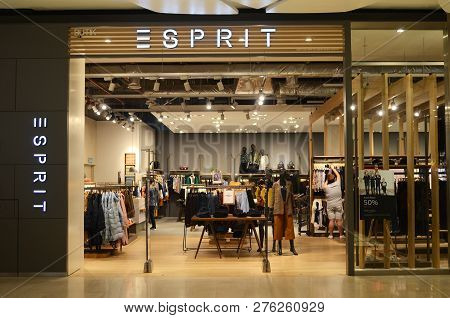 Genting Highlands, Malaysia- Dec 03, 2018: Esprit Outlet In Genting Highlands, Malaysia. Esprit Is A