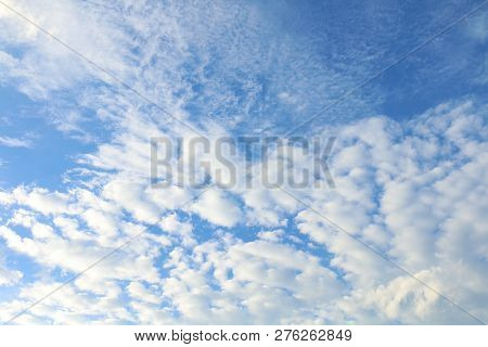 Sky, Abstract Background Blue Sky And Cloud Nature