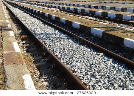 Station jernbanelinjer, platforme
