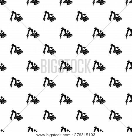 Drill Tractor Pattern Seamless Repeating For Any Web Design