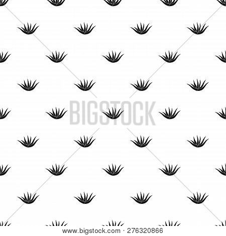 Aloe Plant Pattern Seamless Repeat Geometric For Any Web Design