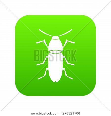 Cereal Leaf Beetle Icon Digital Green For Any Design Isolated On White Illustration