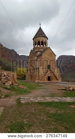 Noravank Monastery Near Areni Village. Armenian Monastery From The 13th Century