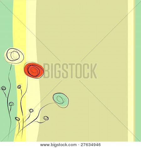 Floral achtergrond