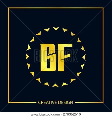 Initial Letter Bf Logo Template Vector Design