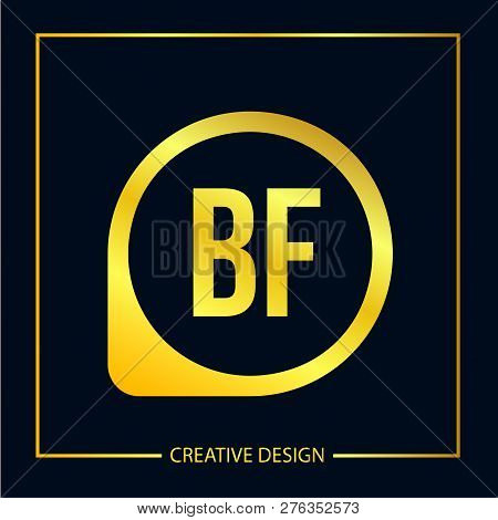 Initial Letter Bf Logo Template Vector Design