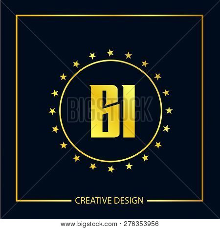 Initial Letter Bi Logo Template Vector Design