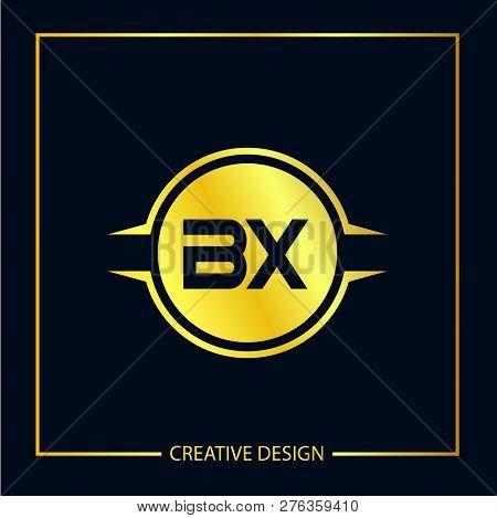 Initial Letter Bx Logo Template Vector Design