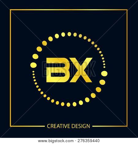Initial Letter Bx Logo Template Vector Design