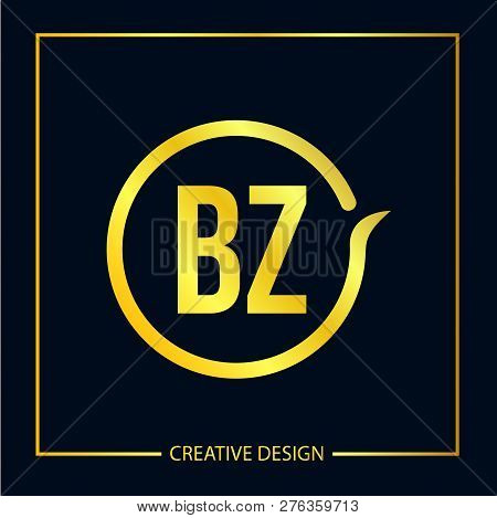 Initial Letter Bz Logo Template Vector Design