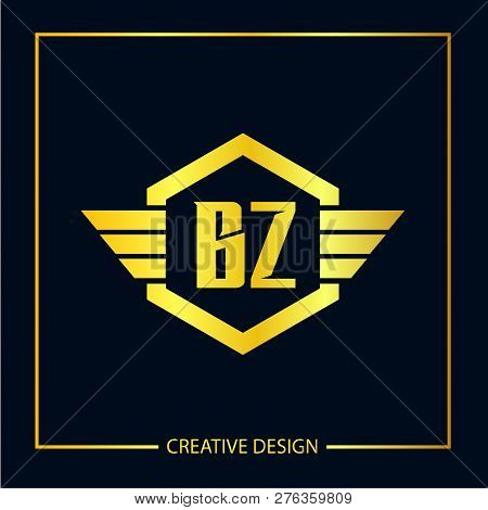 Initial Letter Bz Logo Template Vector Design
