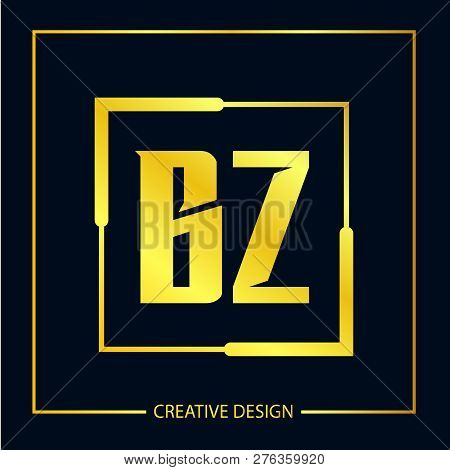 Initial Letter Bz Logo Template Vector Design