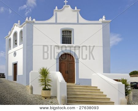 Kirken i Aljezur i Portugal