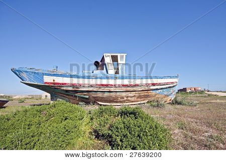 Lagos Portekiz eski fisherboat