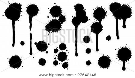 Blæk splatter