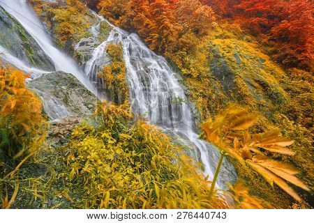Pitugro Waterfall Is Often Called The Heart Shaped Waterfalls Umphang,thailand