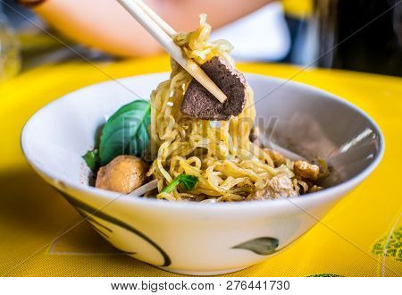 Noodle Boat Boat Culture Noodles Style Street,styleta,blet, Thailand