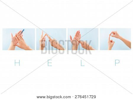 Help Word British Sign Image & Photo (Free Trial) | Bigstock