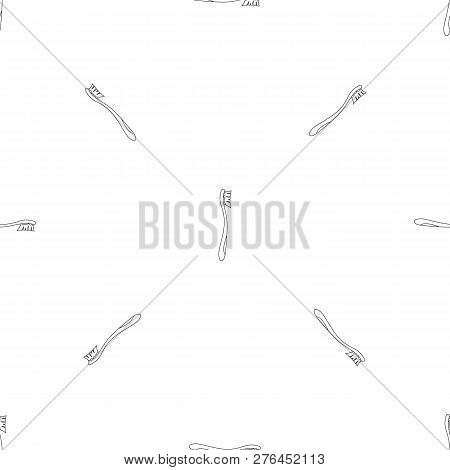 Kid Toothbrush Icon. Outline Illustration Of Kid Toothbrush Vector Icon For Web Design Isolated On W