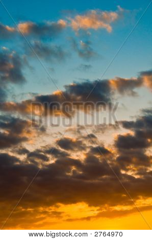 Beautiful Skyscape At Sunset