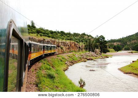 View From The Train As It Climbs Copper Canyon