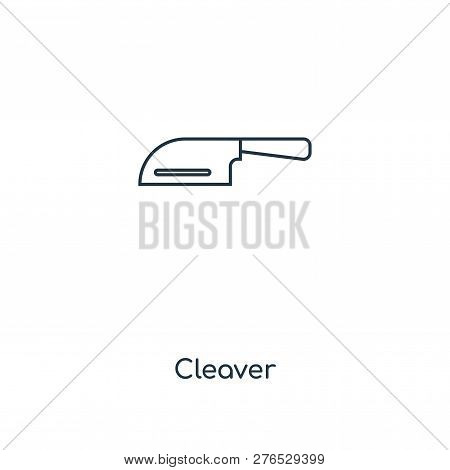 Cleaver Icon In Trendy Design Style. Cleaver Icon Isolated On White Background. Cleaver Vector Icon 