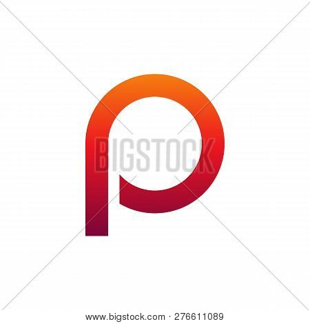 Letter P Logo Icon Design Template Elements, Initial P Logo Concept - Vector