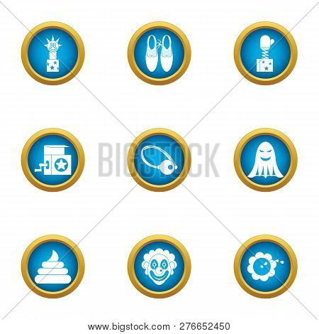 Suddenly Icons Set. Flat Set Of 9 Suddenly Icons For Web Isolated On White Background