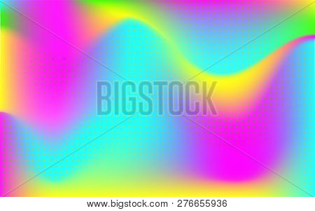 Gradient Mesh Abstract Background. Blurred Bright Colors Mesh Background. Vivid Smooth Mesh Blurred 