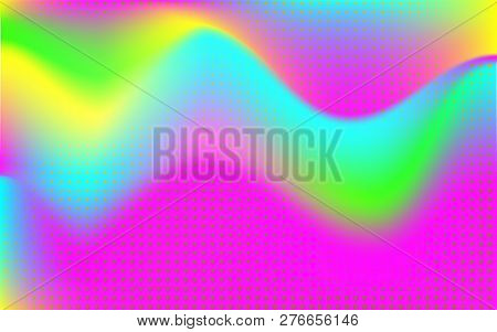 Gradient Mesh Abstract Background. Blurred Bright Colors Mesh Background. Vivid Smooth Mesh Blurred 