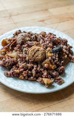Chestnut Rice With Dried Fruits / Ic Pilav Or Pilaf