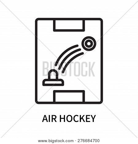 Air Hockey Icon Isolated On White Background. Air Hockey Icon Simple Sign. Air Hockey Icon Trendy An