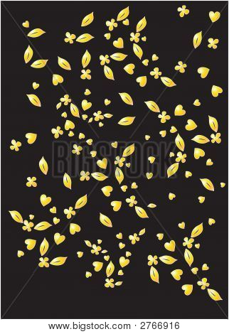 Lluvia de hojas de oro