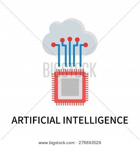 Artificial Intelligence Icon Isolated On White Background. Artificial Intelligence Icon Simple Sign.
