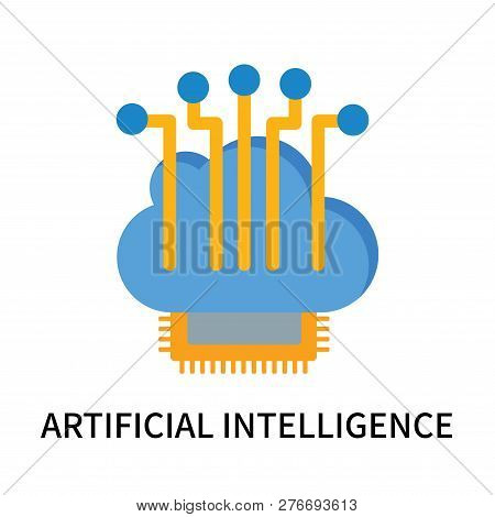 Artificial Intelligence Icon Isolated On White Background. Artificial Intelligence Icon Simple Sign.