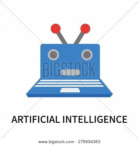 Artificial Intelligence Icon Isolated On White Background. Artificial Intelligence Icon Simple Sign.