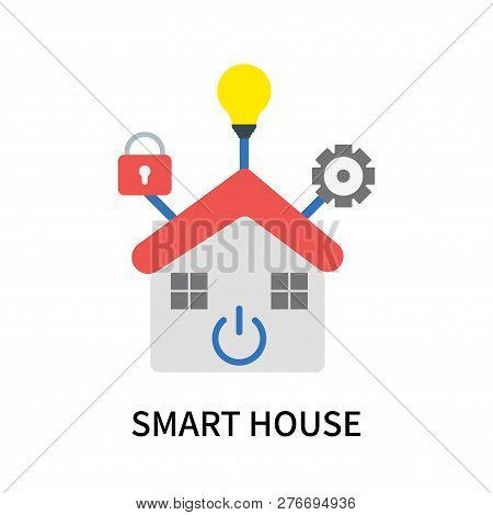 Smart House Icon Isolated On White Background. Smart House Icon Simple Sign. Smart House Icon Trendy
