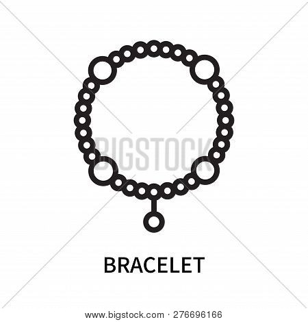 Bracelet Icon Isolated On White Background. Bracelet Icon Simple Sign. Bracelet Icon Trendy And Mode