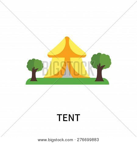 Tent Icon Isolated On White Background. Tent Icon Simple Sign. Tent Icon Trendy And Modern Symbol Fo