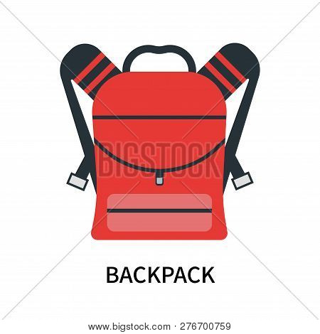 Backpack Icon Isolated On White Background. Backpack Icon Simple Sign. Backpack Icon Trendy And Mode