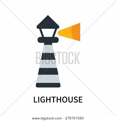 Lighthouse Icon Isolated On White Background. Lighthouse Icon Simple Sign. Lighthouse Icon Trendy An