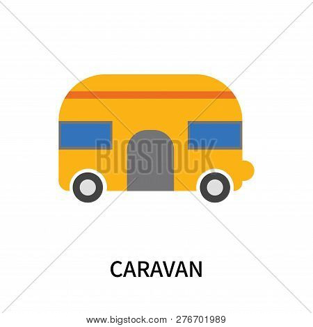 Caravan Icon Isolated On White Background. Caravan Icon Simple Sign. Caravan Icon Trendy And Modern 